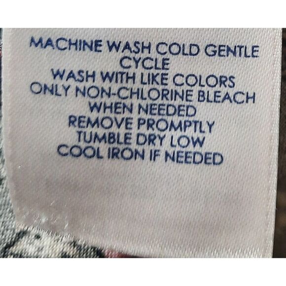 Chaps Blouse Ladies‎ 2xl Black Floral Classic Core - Picture 8 of 9